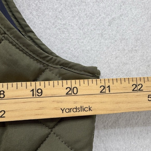 Tommy Hilfiger Women's Army Green Quilted Front Zip Vest Size L Thyme Outdoors - Picture 5 of 11